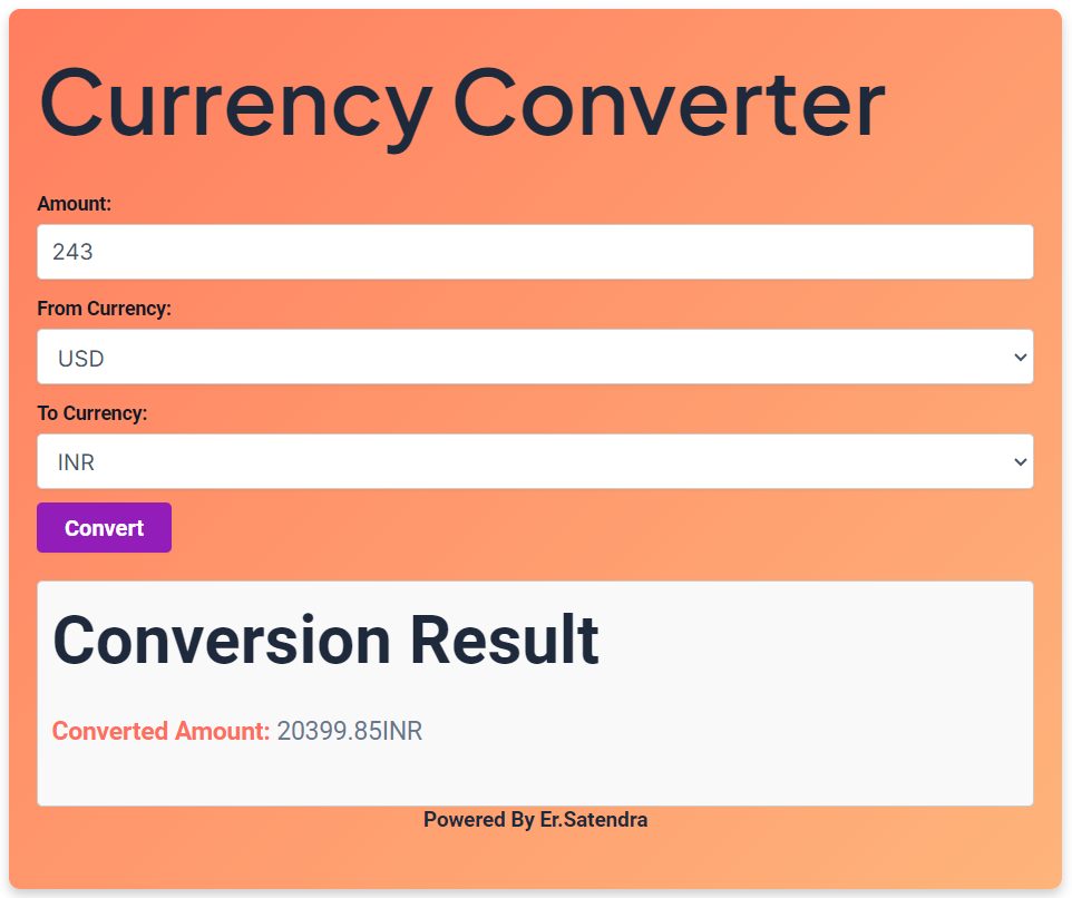 Free Currency Converter