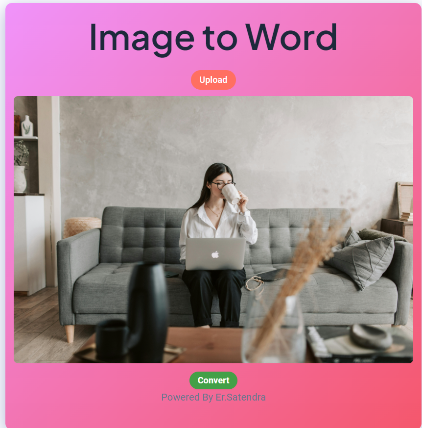 Image to Word Converter
