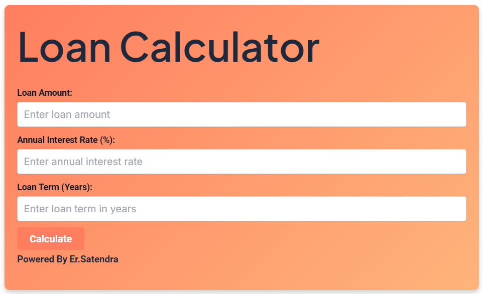 Loan Calculator