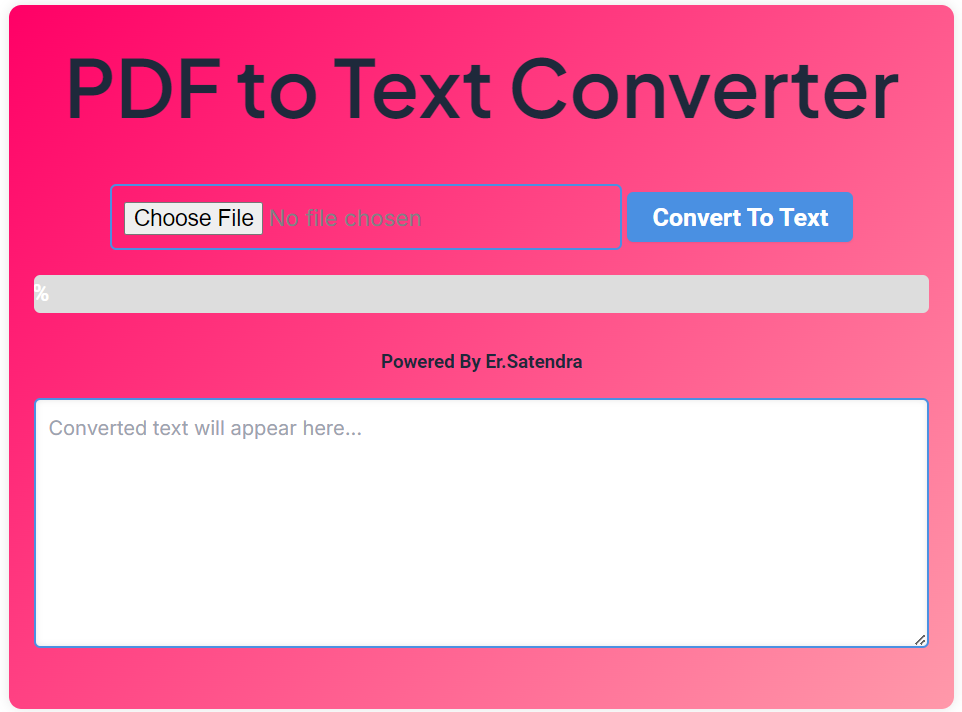 PDF to Text Converter