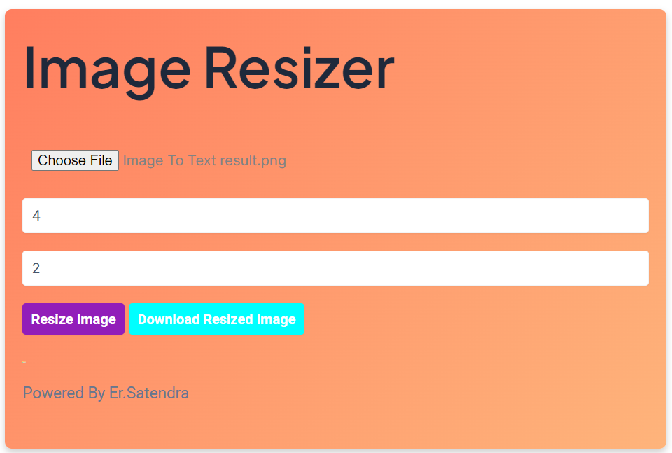 Image Resizer