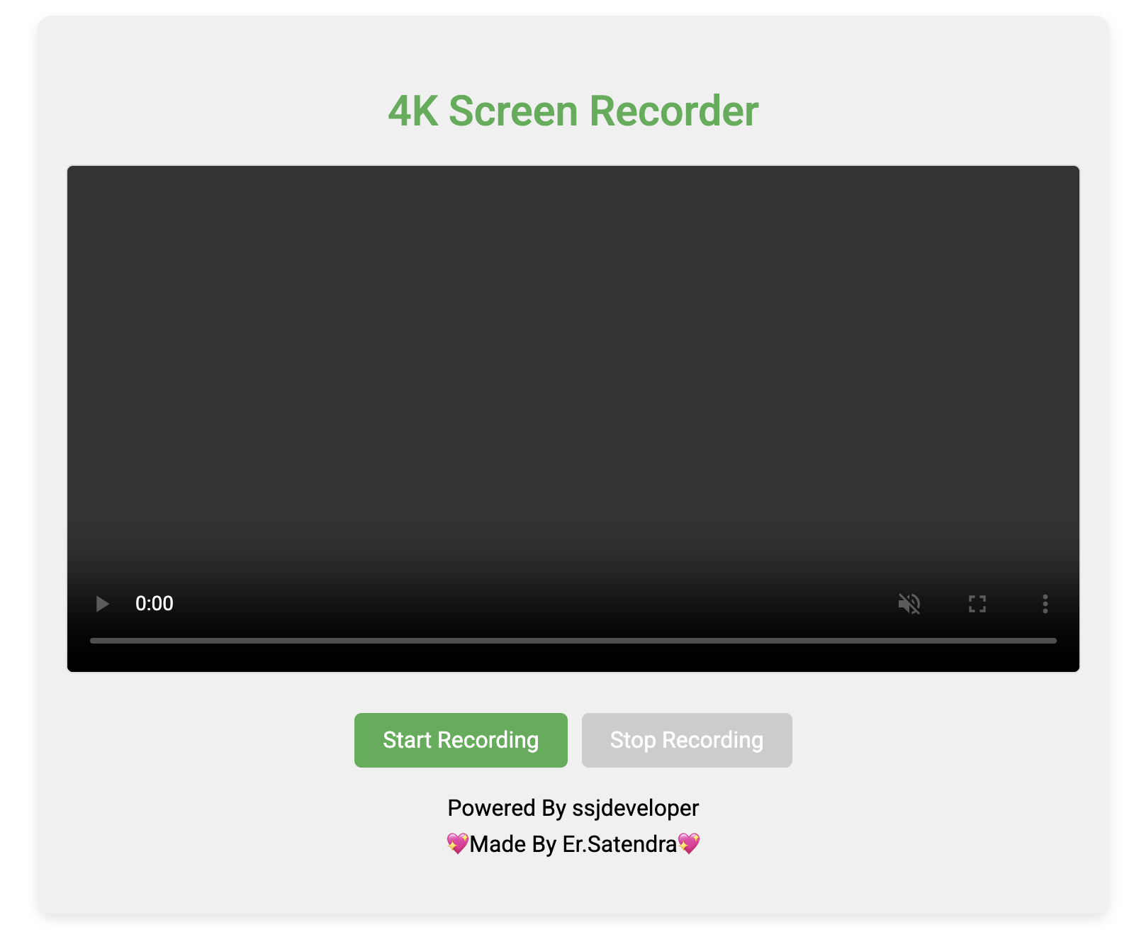 4K Screen Recorder