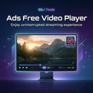 Ad-free video player online